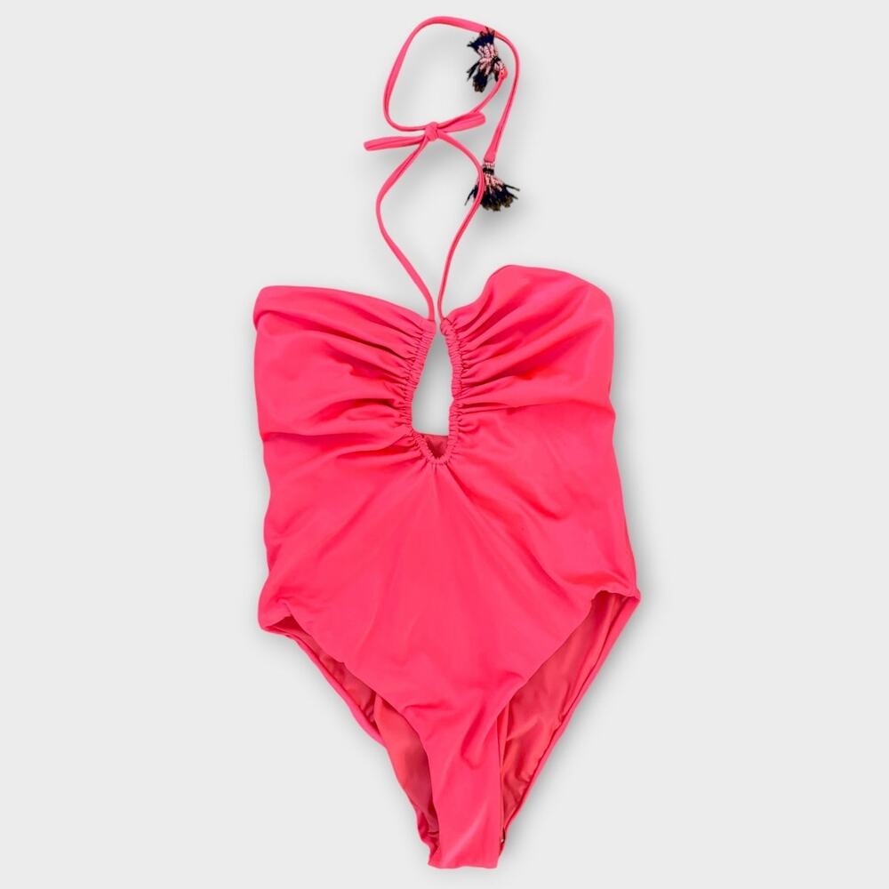 NEW Maaji Cerise Royal Cutout One-Piece Swimsuit Size Large - Picture 10 of 10